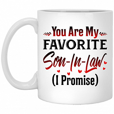 Favorite Son-In-Law, White, 11 oz. White Mug