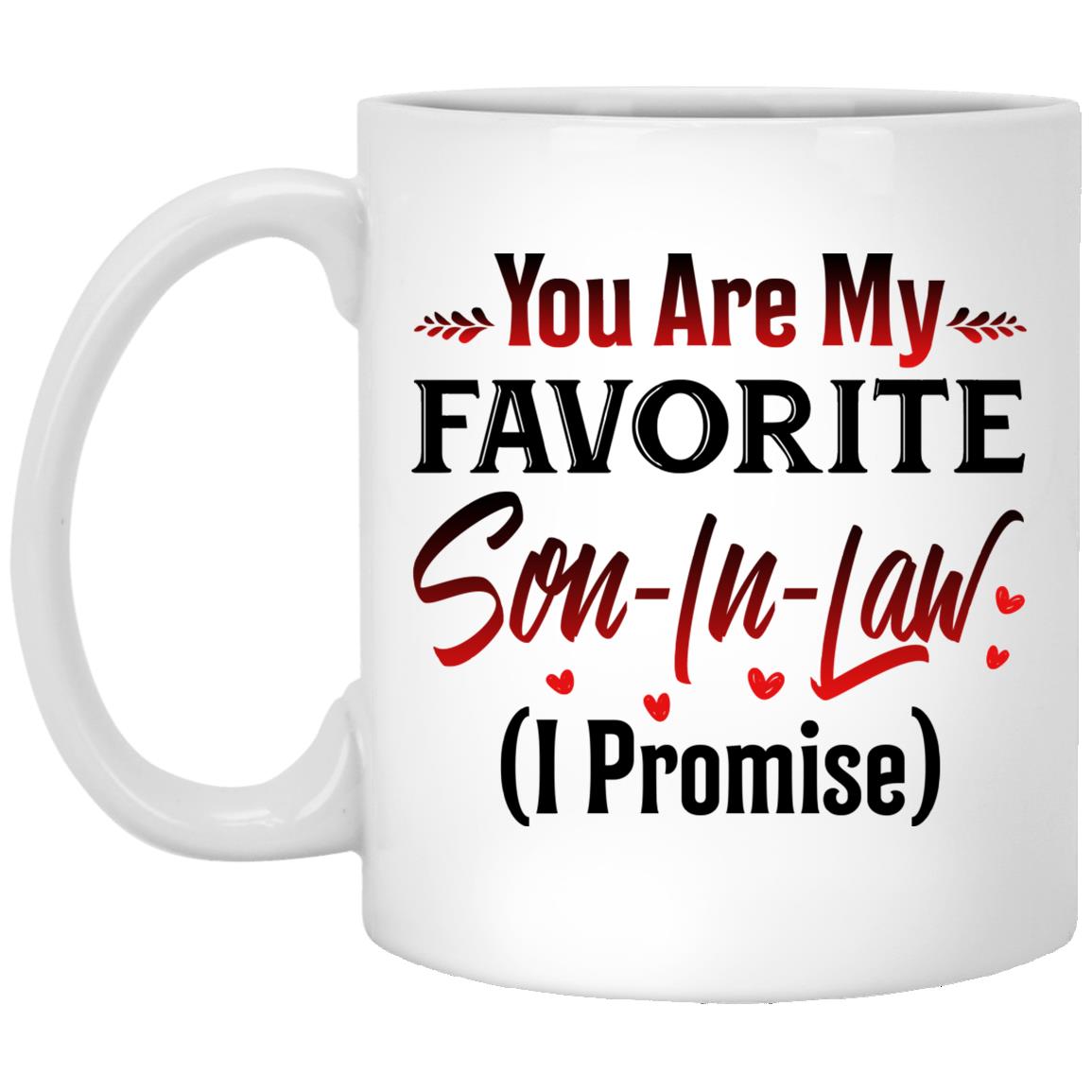 Favorite Son-In-Law, White, 11 oz. White Mug