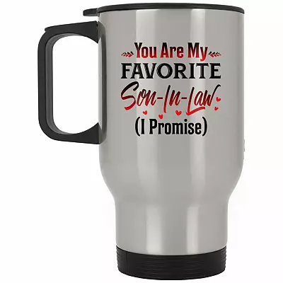 14 oz. Silver Travel Mug