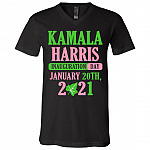 Kamala Shirt, Black, V-Neck T-Shirt