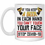 If You Keep A Beer In Each Hand Mug, White, 11 oz. White Mug