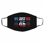 We Just Did 46 Washable, Black, Cloth Face Cover – Medium/Large We Just Did 46 Washable, Black, Cloth Face Cover – Medium/Large