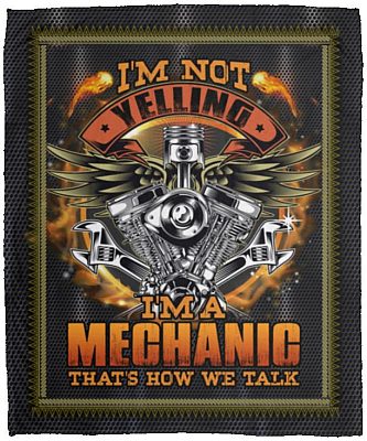 I'm Not Yelling Blanket, White, Cozy Plush Fleece Blanket - 50x60