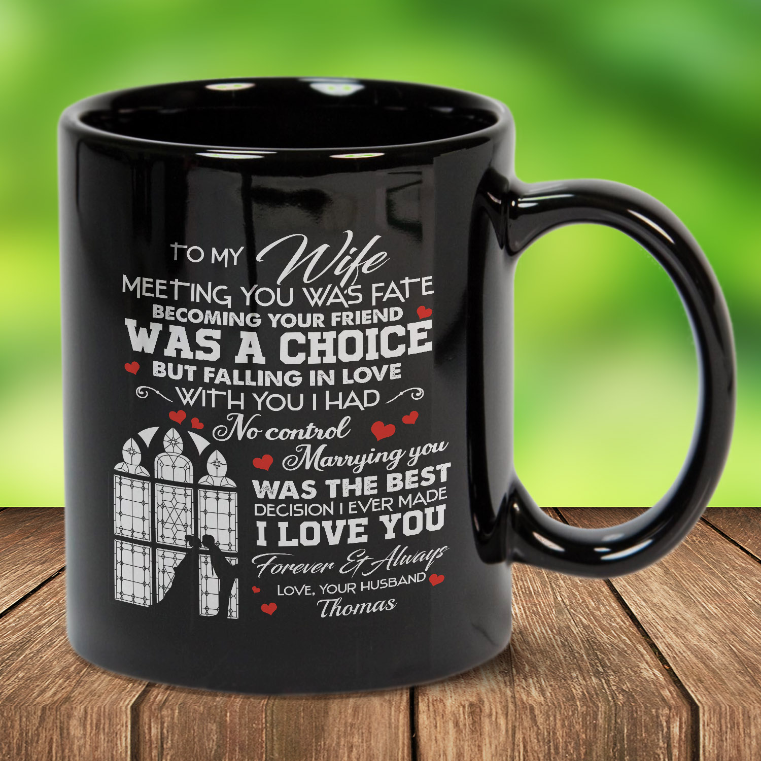 1VT. To My Wife Meeting You Was Fate Personalized mk2-Playball-#ffffff