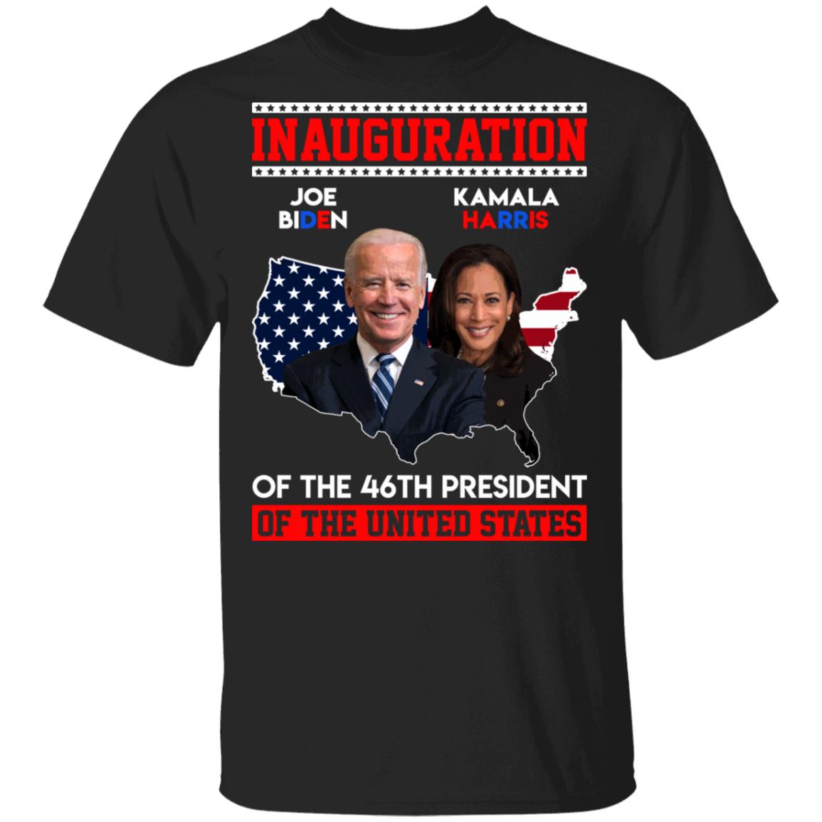 Joe Biden Kamala Harris Inauguration Of The 46th President Of The United States January 20th 2021 T-Shirt, Black, Unisex T-Shirt Joe Biden Kamala Harris Inauguration Of The 46th President Of The United States January 20th 2021 T-Shirt, Black, Unisex T-Shirt