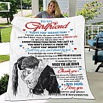 4Th. I Love You Means That 1 Blanket Mockup 4