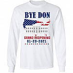 Byedon White House Grand Reopening Inauguration Day 01202021 Hoodie - Sweatshirt - Long Sleeve Shirt, White, Long Sleeve