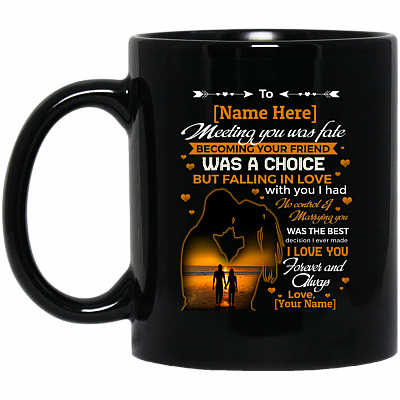 11 oz. Black Mug