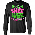 Kamala Harris My Skee Wee Hoodie, Black, Long Sleeve