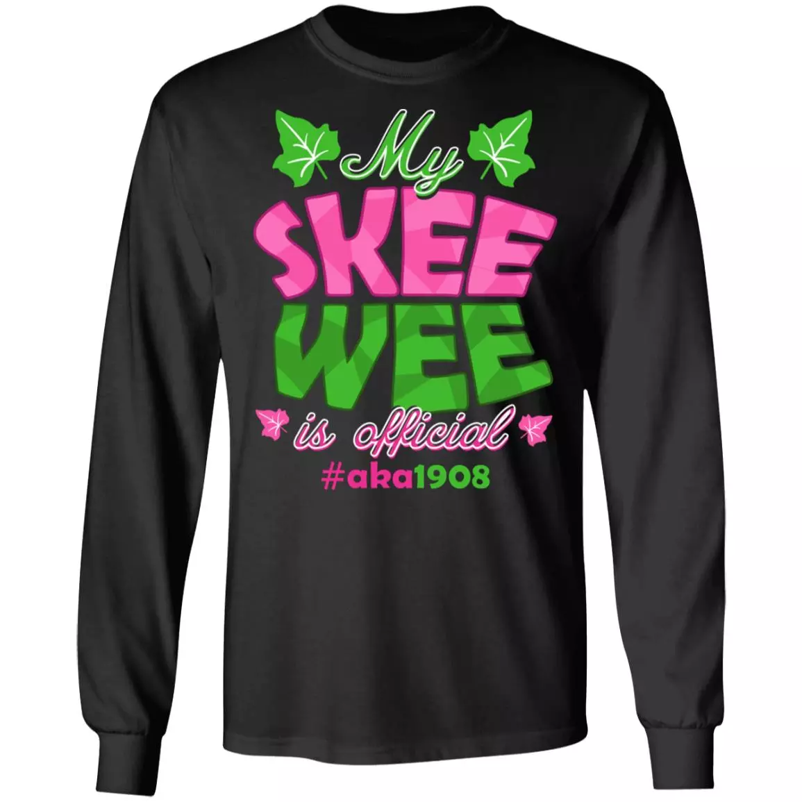 Kamala Harris My Skee Wee Hoodie, Black, Long Sleeve