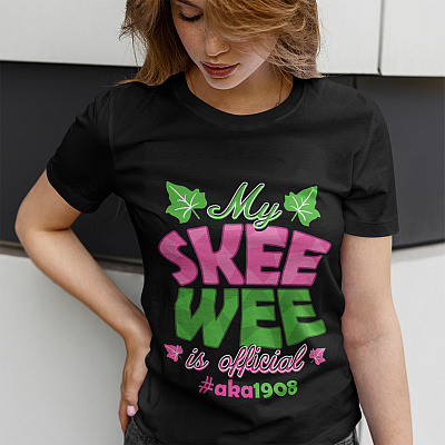 Alternative view of Kamala Harris My Skee Is Official A-ka Sorority 1908 T-Shirt - V Neck