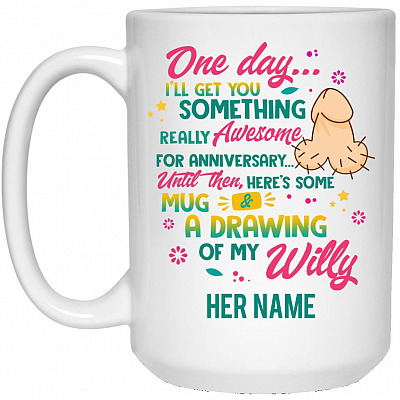 15 oz. White Mug