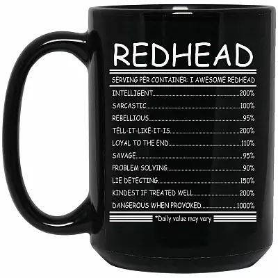 15 oz. Black Mug