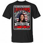 First Female Vice President Of The United States, Black, Unisex T-Shirt