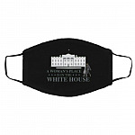 White House Mask, Black, Cloth Face Cover – Medium/Large