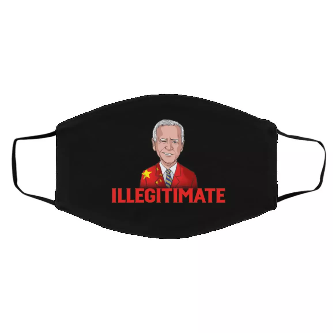 FMA Med/Lg Face Mask, Black, Cloth Face Cover – Medium/Large