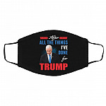 FMA Med/Lg Face Mask, Black, Cloth Face Cover – Medium/Large