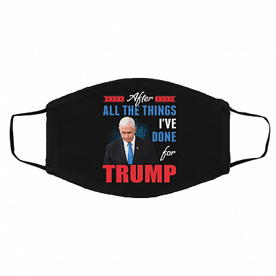 FMA Med/Lg Face Mask, Black, Cloth Face Cover – Medium/Large