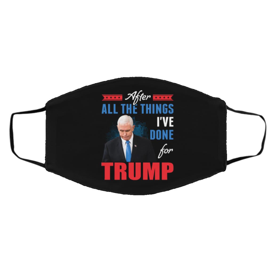 FMA Med/Lg Face Mask, Black, Cloth Face Cover – Medium/Large