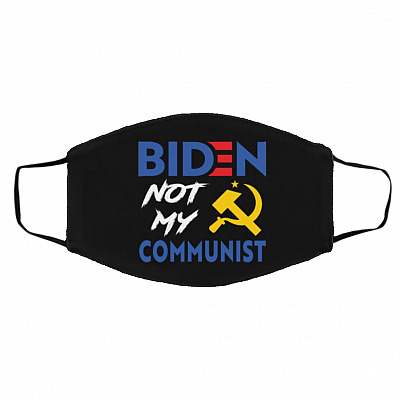 My Communist mask (1), Black, Cloth Face Cover – Medium/Large