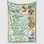 1VT. Husband In Loving Memory blanket mockup2