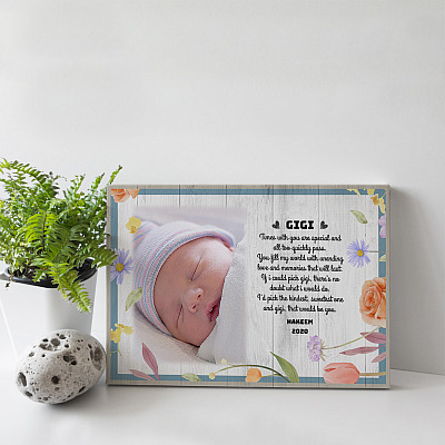 Alternative view of Custom Photo Gigi Special Person Gallery Wrapped Framed Canvas Prints - Unframed Poster - Home Decor Wall Art