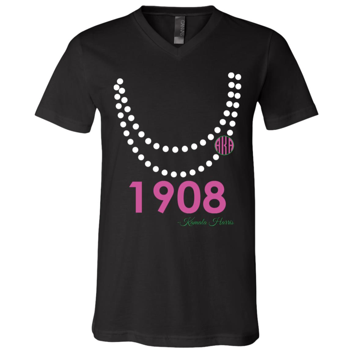 T shirts KML 1, Black, V-Neck T-Shirt