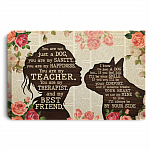 French Bulldog You Are Not Just A Dog You Are My Sanity Wrapped Framed Canvas Prints - Unframed Poster, White, 0.75'' Framed Canvas