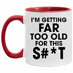 I'm Getting Accent Mug, White/Red, 11 oz. Accent Mug
