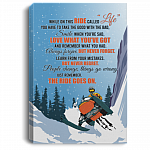 Snowmobile While On This Ride Called Life You Have To Take The Good Snocross Canvas Prints - Unframed Poster, White, 0.75'' Framed Canvas