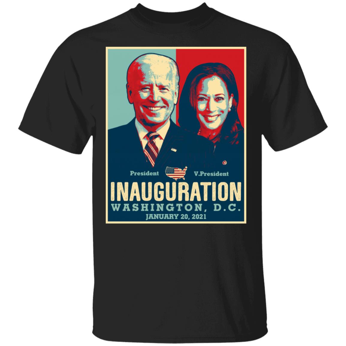 President Joe Biden Kamala Harris Shirt, Black, Unisex T-Shirt