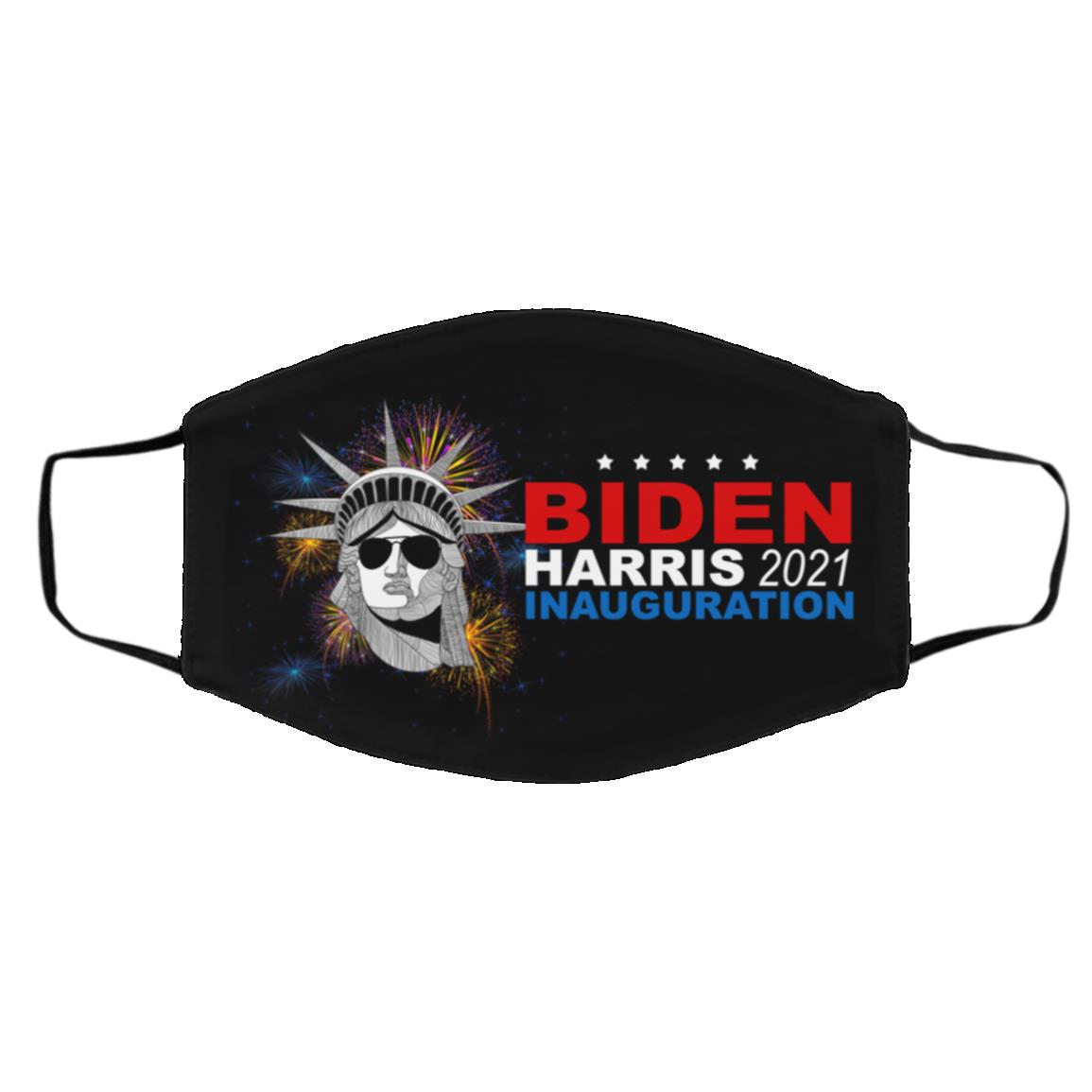 Biden Harris 2021, White, Cloth Face Cover – Medium/Large Biden Harris 2021, White, Cloth Face Cover – Medium/Large