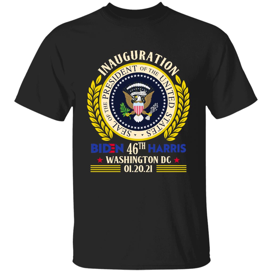 Biden 46th President Shirt, Black, Unisex T-Shirt