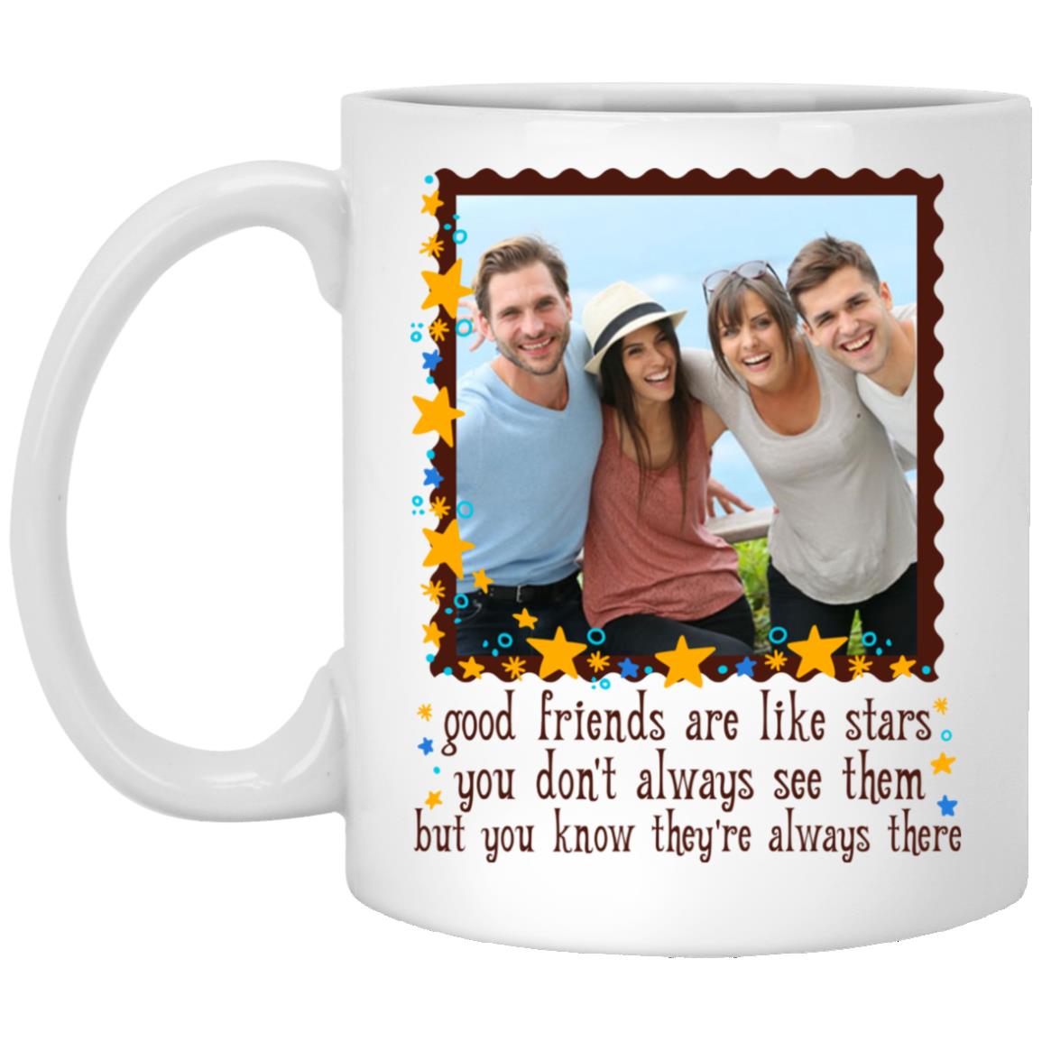 Custom Photo Good Mug, White, 11 oz. White Mug