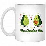Complete me Mug, White, 11 oz. White Mug