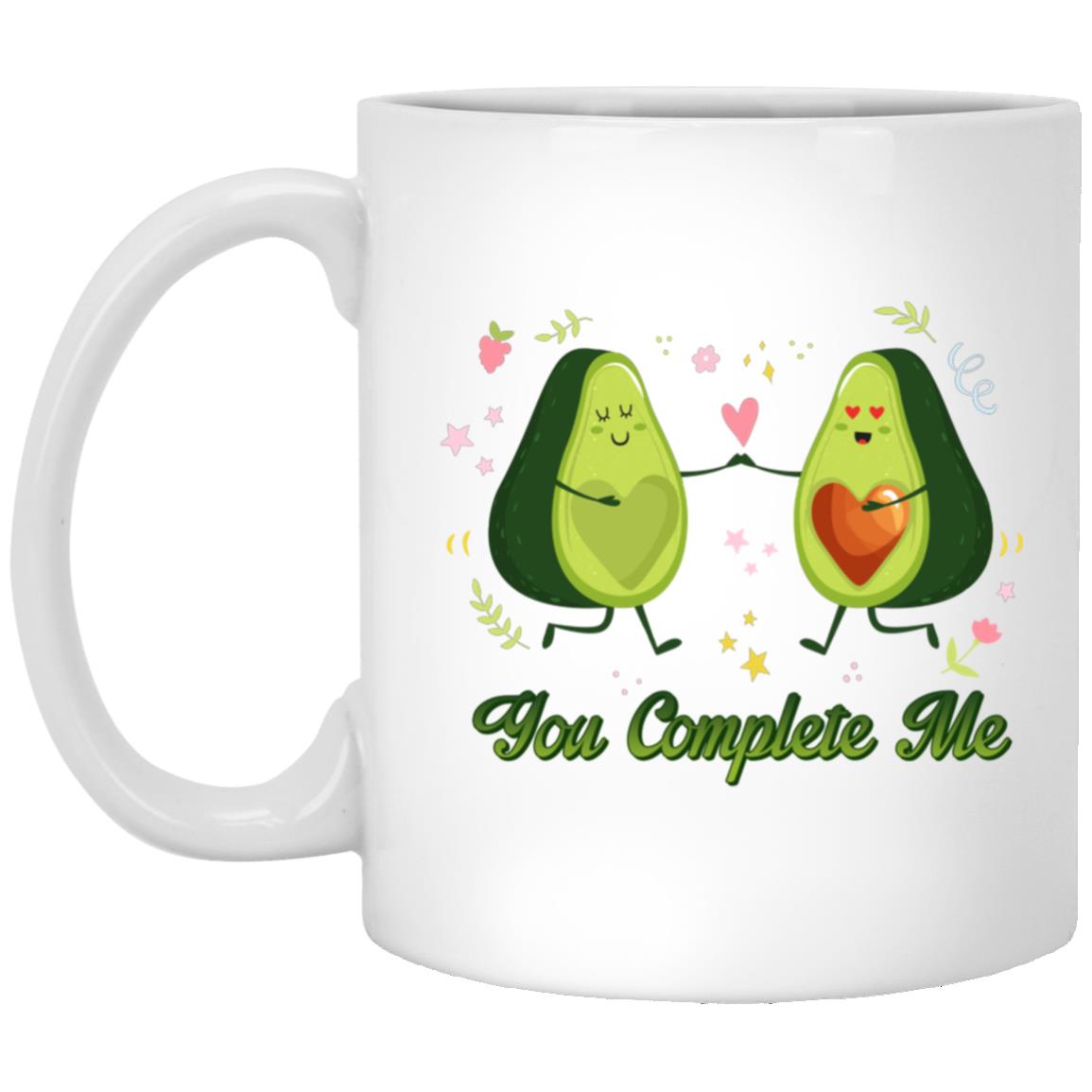 Complete me Mug, White, 11 oz. White Mug