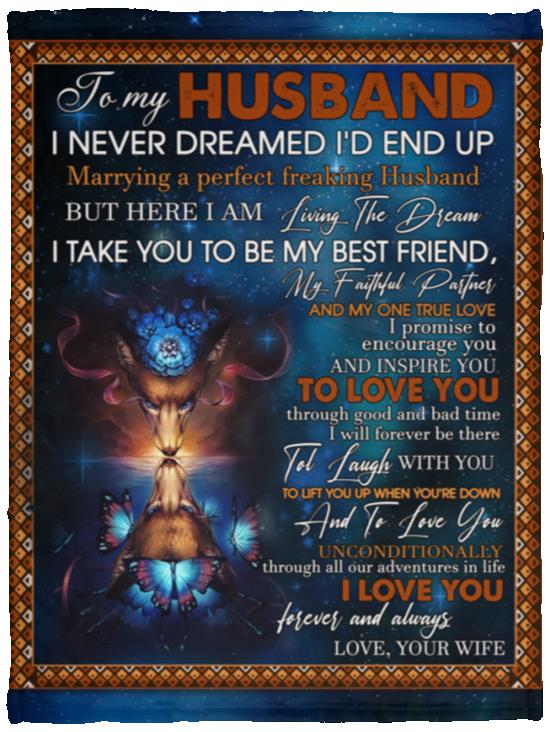 I Never Dreamed, White, Cozy Plush Fleece Blanket - 30x40 I Never Dreamed, White, Cozy Plush Fleece Blanket - 30x40
