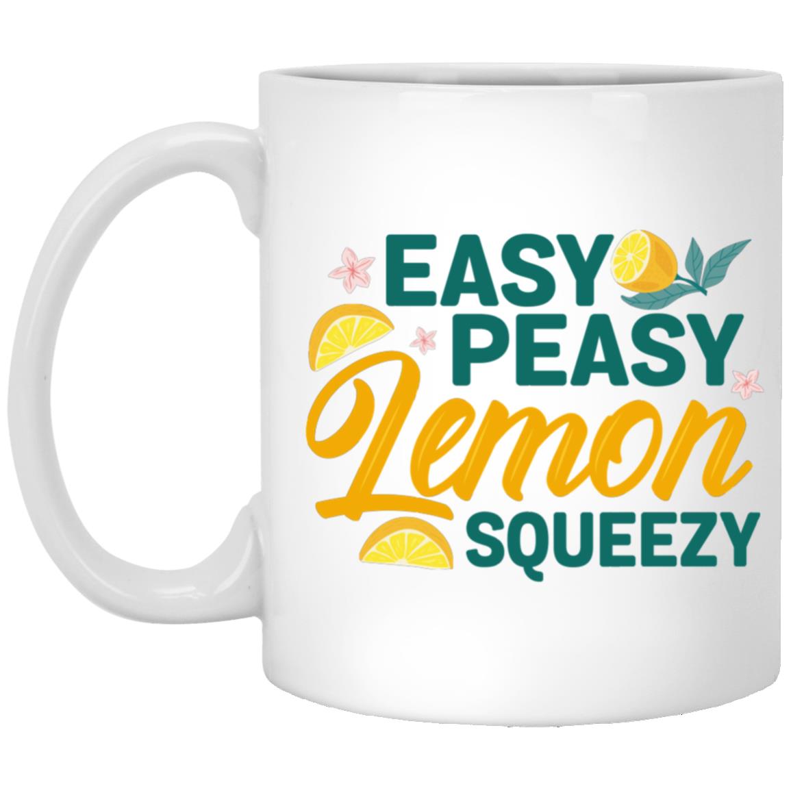 Lemon Mug, White, 11 oz. White Mug