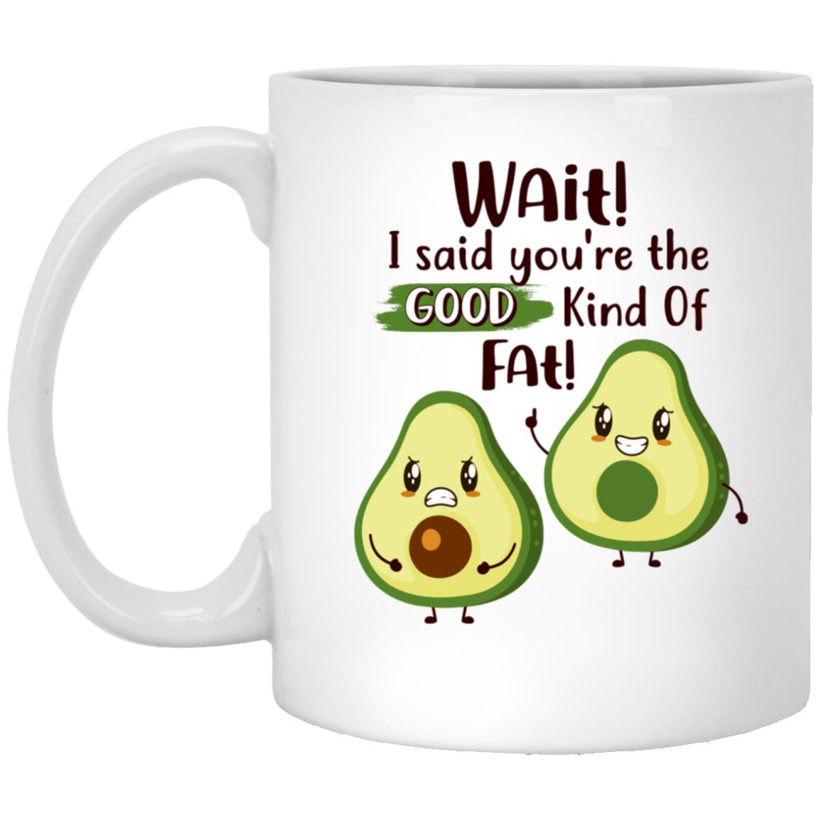 Wait Mug, White, 11 oz. White Mug