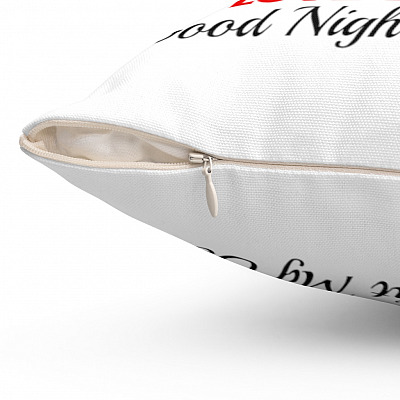 Alternative view of To My Love You Are the One I Love Forever Throw Pillow - Decorative Pillow - Indoor Cushion - Sofa Decor