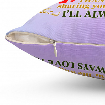 Alternative view of To My Lovely Wife I Will Always Love You Throw Pillow - Decorative Pillow - Indoor Cushion - Sofa Decor