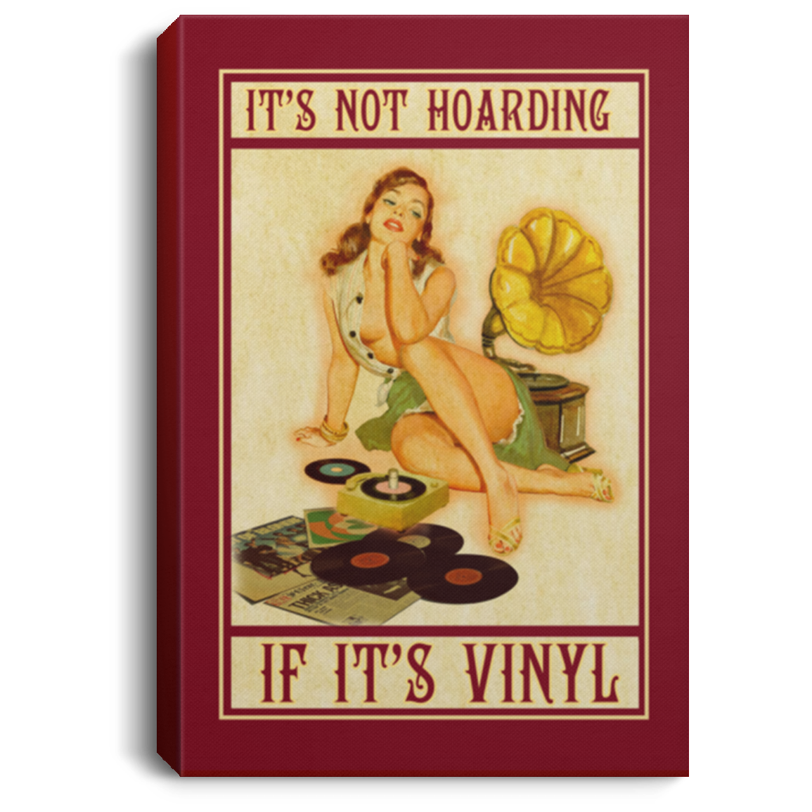 Portrait CANVAS - POSTER Template (OFFICIAL), White, 0.75'' Framed Canvas