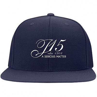 15th January Aka Sorority Is My Sister 1908 Feminist Women Right Twill Cap - High-Profile Snapback Hat, True Navy, Flat Bill Premium Snapback