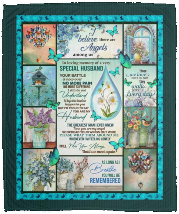 In Loving Memory Of A Very Special, White, Cozy Plush Fleece Blanket - 50x60