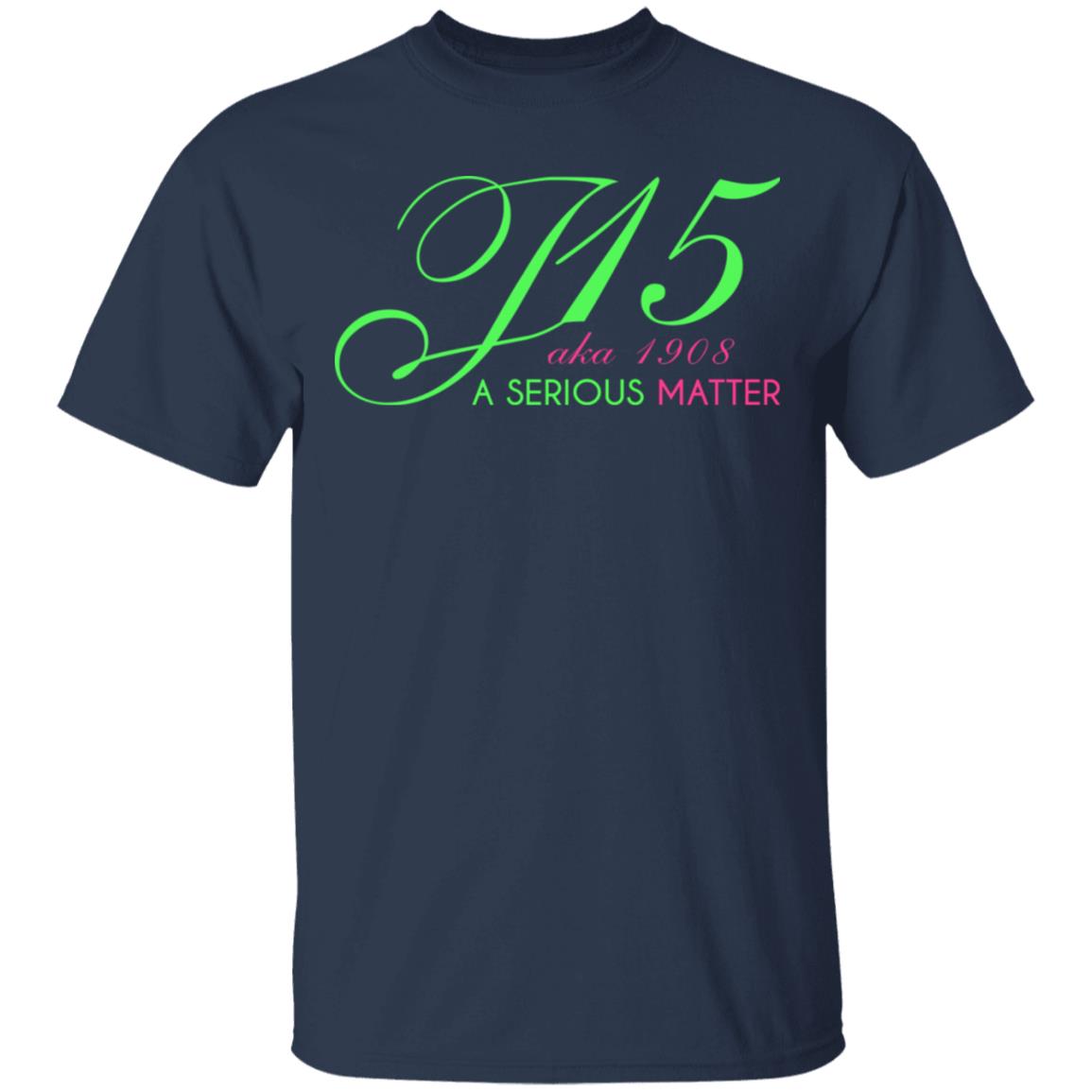 3005 Unisex Jersey SS V-Neck T-Shirt, Navy, Unisex T-Shirt