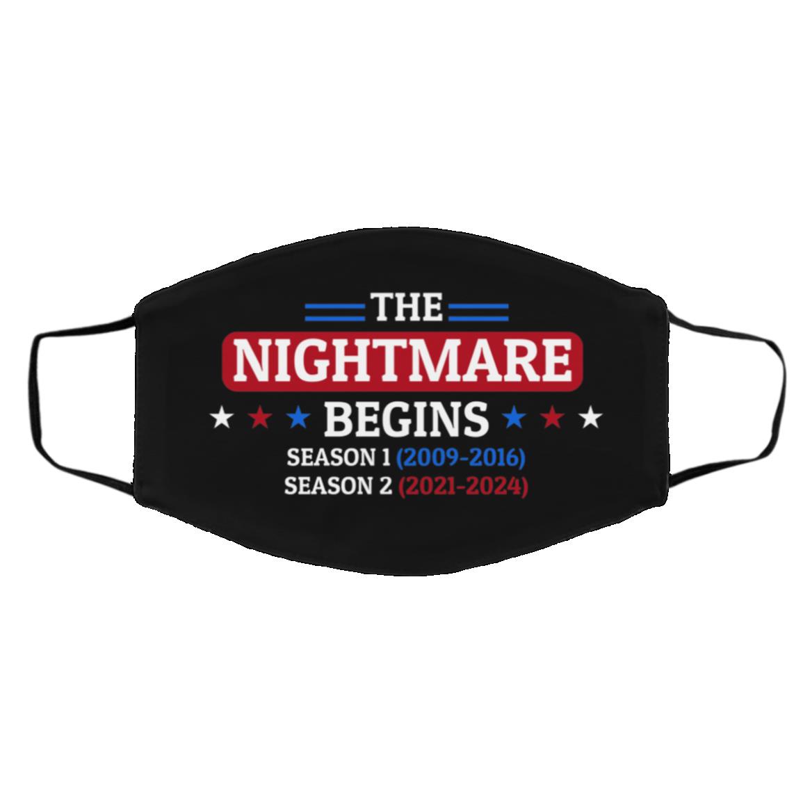 Nightmare Mask, Black, Cloth Face Cover – Medium/Large Nightmare Mask, Black, Cloth Face Cover – Medium/Large