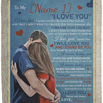 Personalized To My Girlfriend Blanket, White, Cozy Plush Fleece Blanket - 50x60 Personalized To My Girlfriend Blanket, White, Cozy Plush Fleece Blanket - 50x60