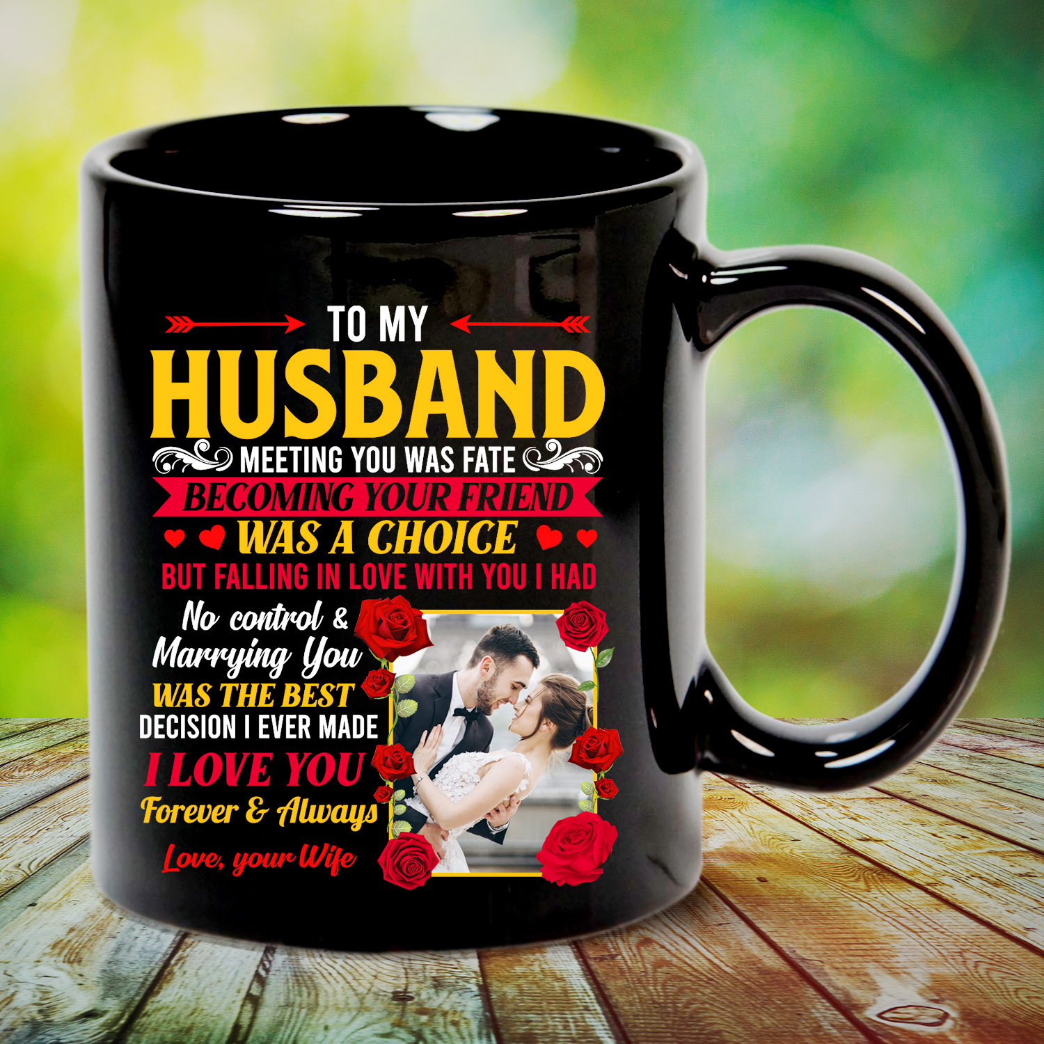 4VT. To My Husband Meeting You Custom mug mk2
