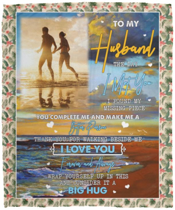 Personalized Photo To My, White, Cozy Plush Fleece Blanket - 50x60 Personalized Photo To My, White, Cozy Plush Fleece Blanket - 50x60