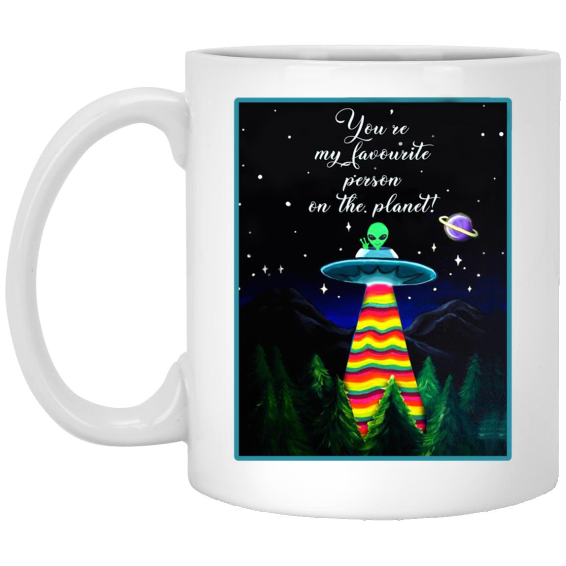 You're My Favorite, White, 11 oz. White Mug You're My Favorite, White, 11 oz. White Mug